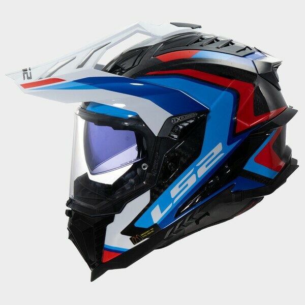 LS2 LS2 MX701 EXPLORER C FRONTIER II WHITE BLUE-06 L